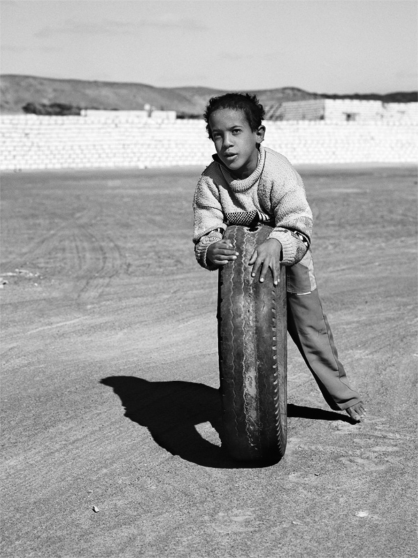  Fotografie Kluk z oázy, Egypt