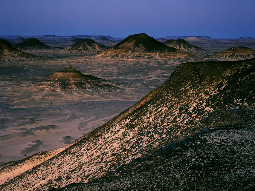  Fotografie Pouštní krajina, Egypt