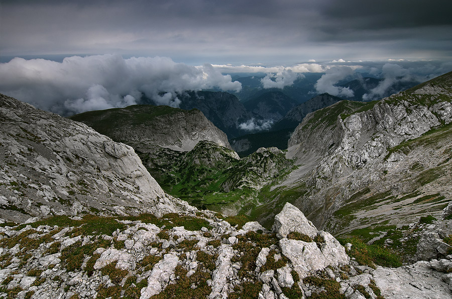  Fotografie Horské údolí, Rakouské Alpy