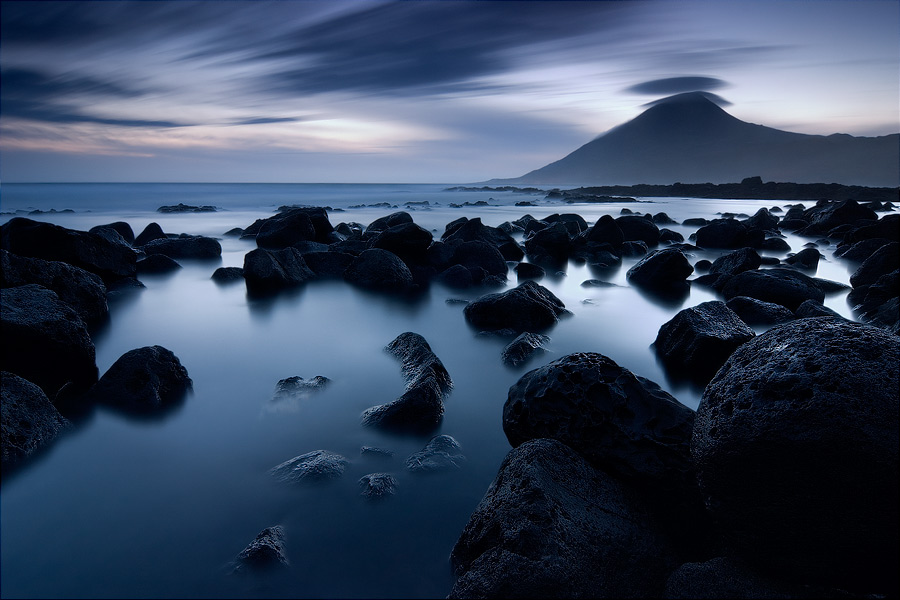  Fotografie Azorské ostrovy, Podvečer na ostrově Pico