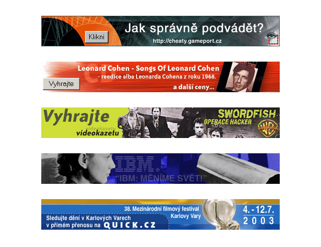 Reklamní bannery